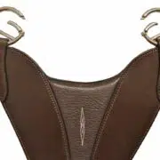 Bib Martingale Attachment Fork with Snap Open-able Rings for Easy Attach/Remove