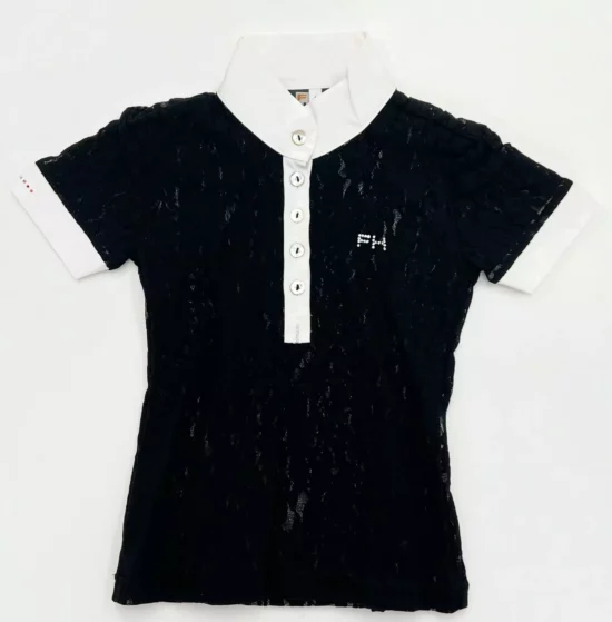 For Horses Girls Show Shirt "Sofia" - Black