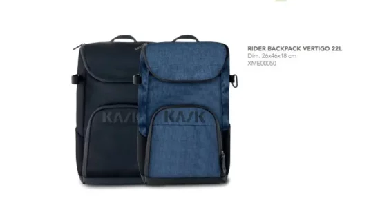 KASK Backpack Color Choices - Black and Denim