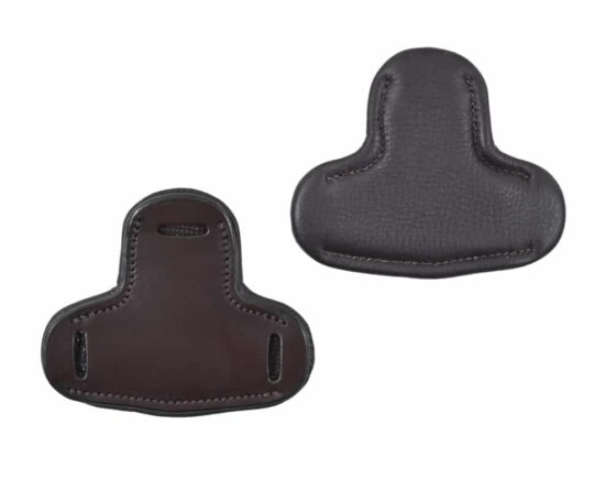 Leather Comfort Padding Protectors for Hackamore Shanks/Bit - Universal Fit (Sold as a Pair)