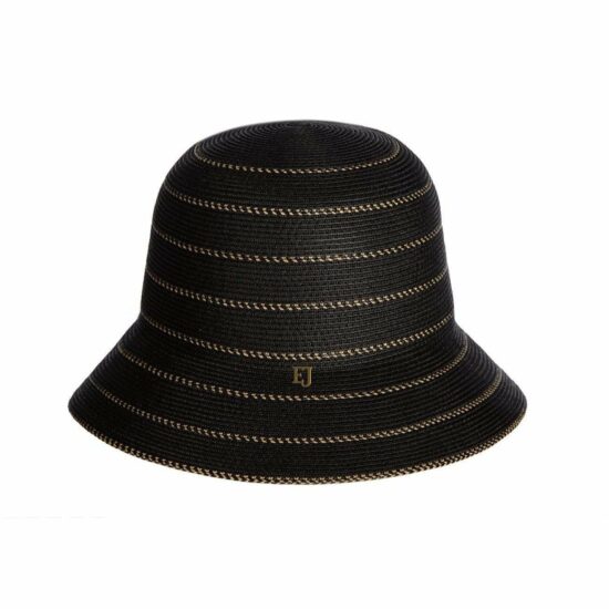 Eric Javits Bucket Hat UV Protection Narrow Weave Elasticized Inner Band "Kimi"