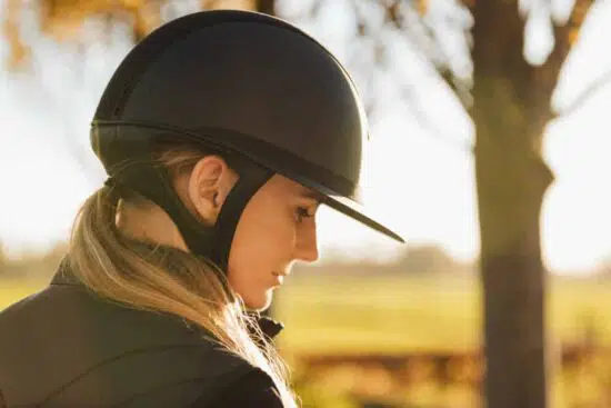 Samshield Miss Shield Matt Collection Limited Edition 5 Swarovski Tone-On-Tone Crystals Wide Brim Helmet