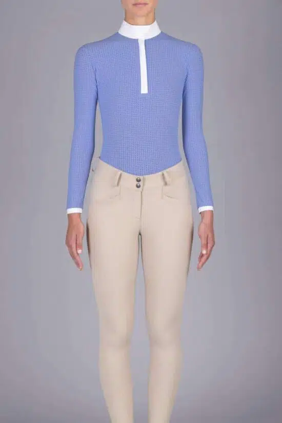 Kismet Ladies Long Sleeve Perforated Technical Show Shirt "Fresca LS"