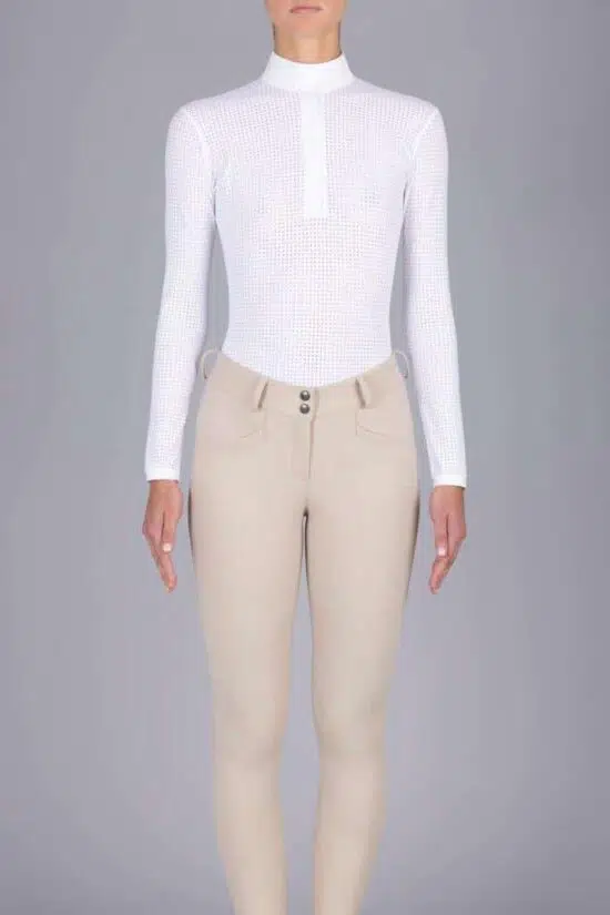 Kismet Ladies Long Sleeve Perforated Technical Show Shirt "Fresca LS"