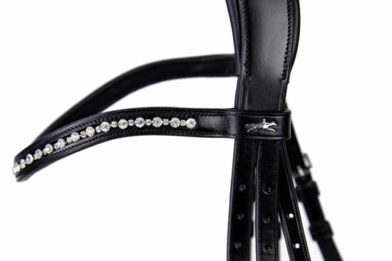 Schockemoehle Sports Dressage Snaffle Bridle with Anatomic Shaped Headpiece and Crank Design "Brantford"