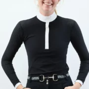 Kismet Long Sleeve Show Shirt "Fresca LS" - Black