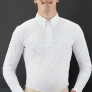 Kismet Mens Show Shirt Long Sleeves "Roby LS" - White