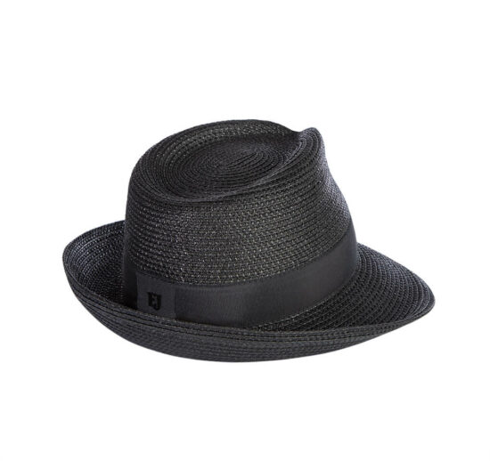 Eric Javits Squishee Classic Fedora Hat - Black