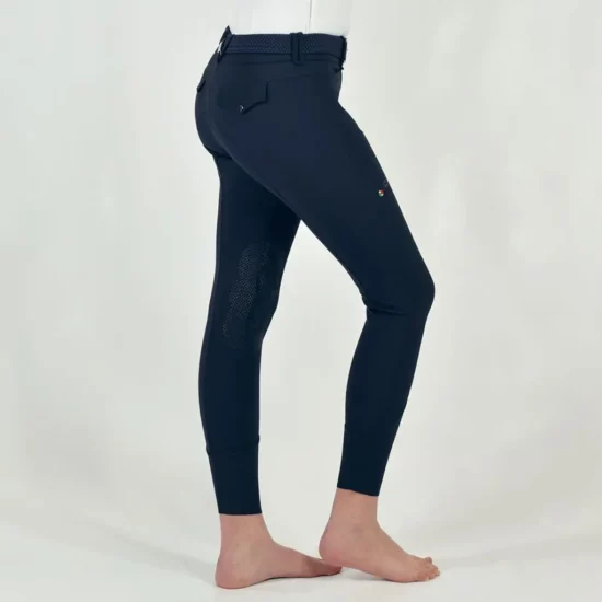 For Horses Girls Breeches Ultralight "Poppy" - Navy