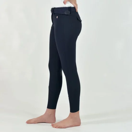 For Horses Girls Breeches Ultralight "Poppy" - Navy