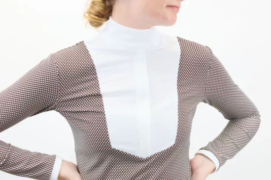 Kismet Long Sleeve Show Shirt "Eleonoire LS" - Retro Blue