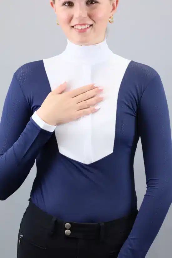 Kismet Long Sleeve Show Shirt "Eleonoire LS" - Navy Air