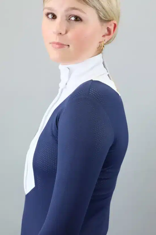 Kismet Long Sleeve Show Shirt "Eleonoire LS" - Navy Air