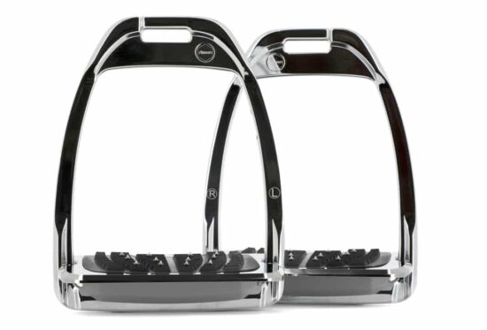 Flex On "Hunter H" Shock Absorbing Stirrups with Wider Footbed and Slim Frame Design 2021 Model