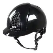 KEP Polish Shine Metal Glossy Regular Brim Helmet with Shiny Visor Brim