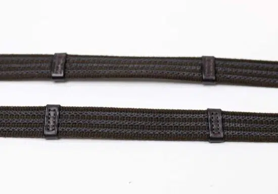 1" Wide Grip Rubberized Reins with Continental Grip