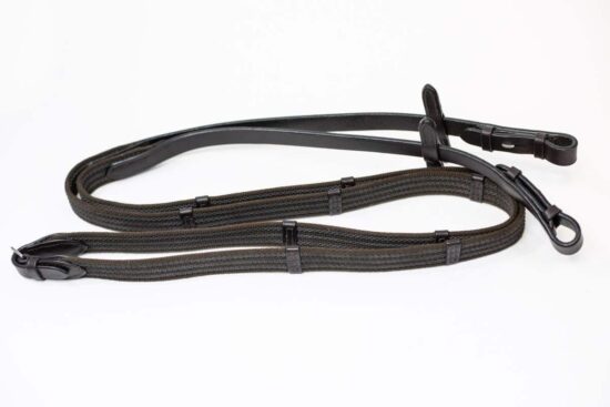 1" Wide Grip Rubberized Reins with Continental Grip