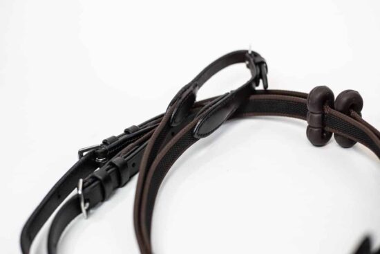 Web Grip Adjustable Reins with Fixed Stitched Hand Stopper