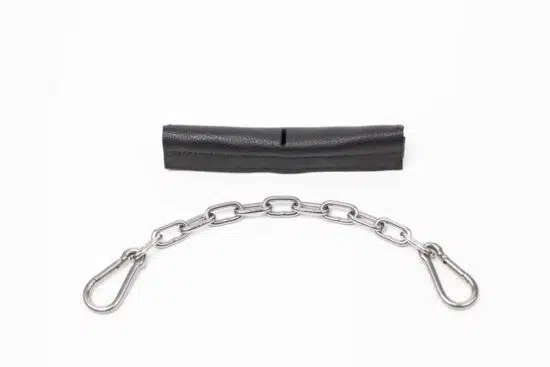Leather Curb Chain Cover