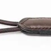 Leather D Ring Saver with Nylon Loop