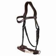 Dyon Bitless Bridle Adjustable Knots with Extra Comfort Noseband Pad BCE160