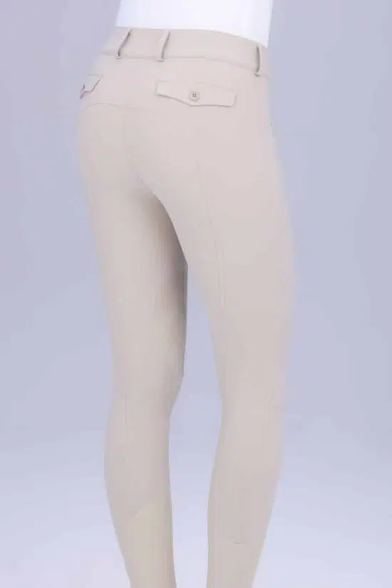 Kismet Ladies High Rise Ultra Light Show Jumping Breeches with Back Flap Pockets "Lily"