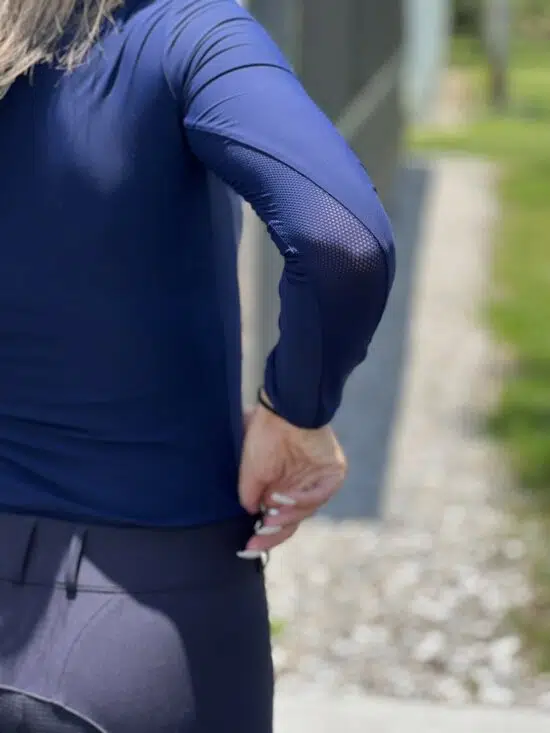Kismet Schooling Shirt "Chelsea" Henley with Zipper - Navy