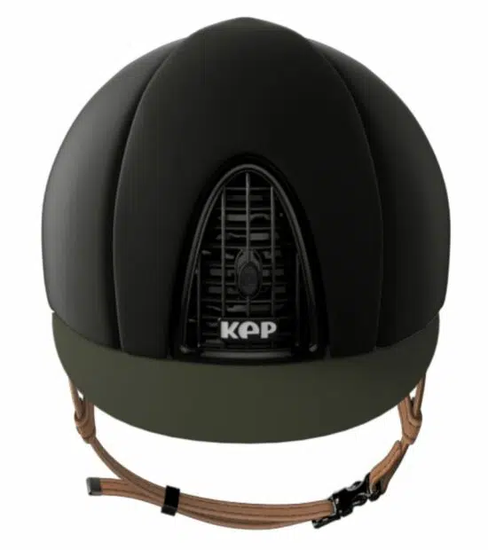 KEP Cromo Helmet with Beige Chinstrap