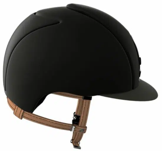 KEP Cromo Helmet with Beige Chinstrap