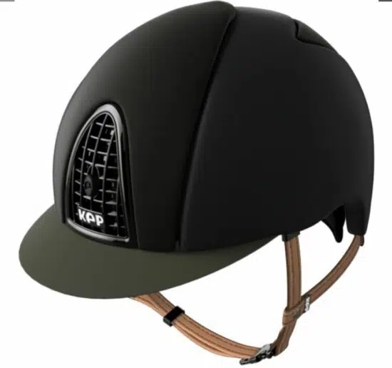 KEP Cromo Helmet with Beige Chinstrap