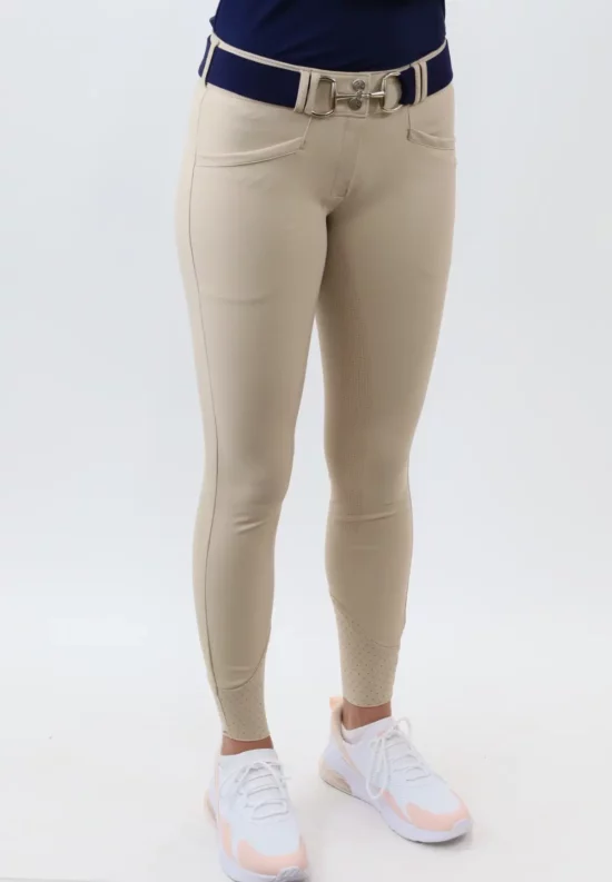 Kismet Full Seat Breeches Silicone Grip Ultra Light "Kristin" - Beige