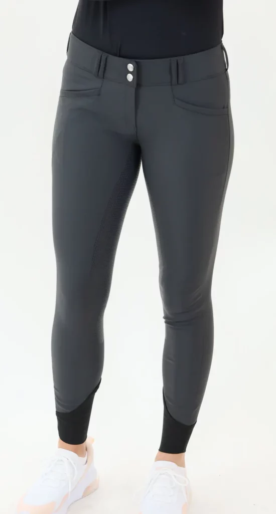 Kismet Full Seat Breeches Silicone Grip Ultra Light "Kristin" - Anthracite