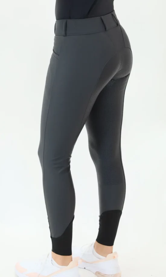 Kismet Full Seat Breeches Silicone Grip Ultra Light "Kristin" - Anthracite