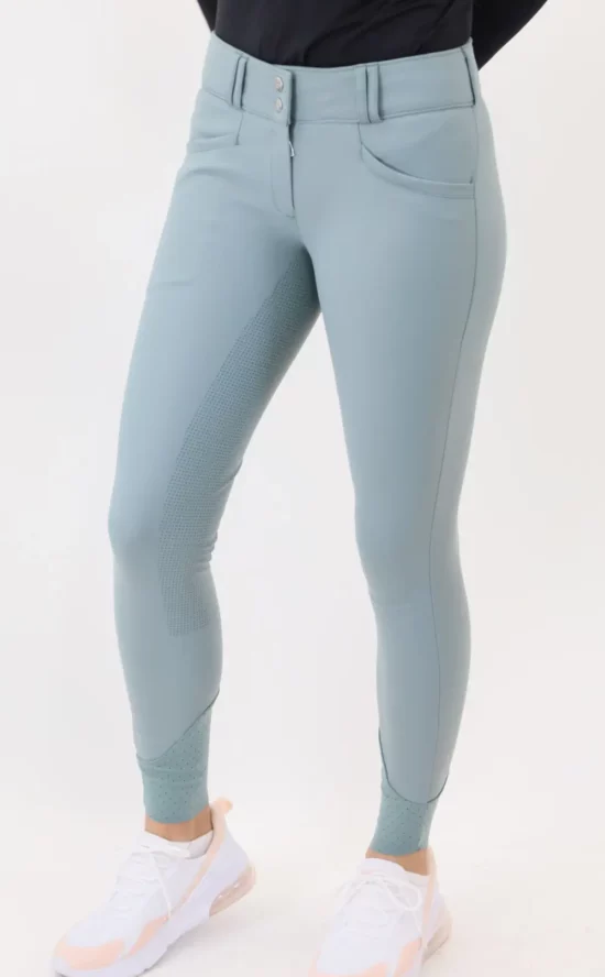 Kismet Full Seat Breeches Silicone Grip Ultra Light "Kristin" - Moss