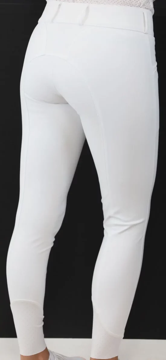 Kismet Full Seat Breeches Silicone Grip Ultra Light "Kristin" - White