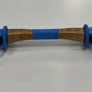 Poponcini Loose Ring Bit with Metal Inserts - Blue
