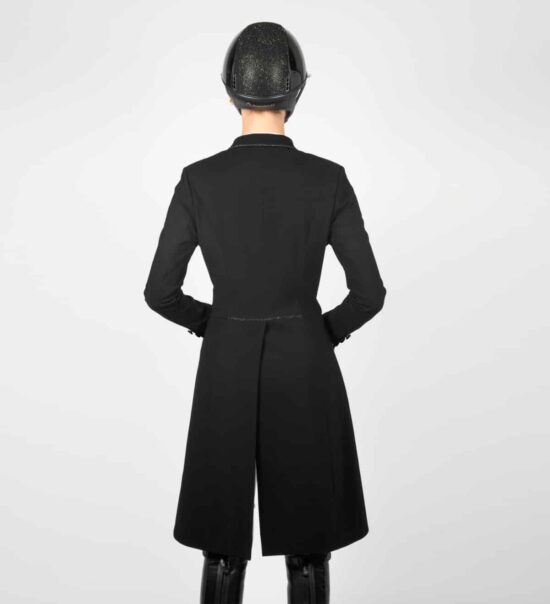 Samshield Ladies Dressage Tailcoat with Crystal Fabric - Black