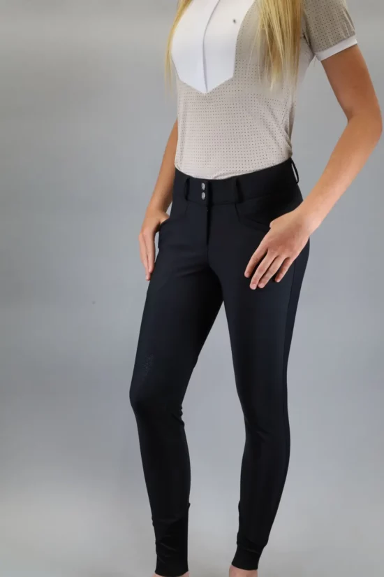 Kismet Breeches with Back Pockets "Rui" - Black