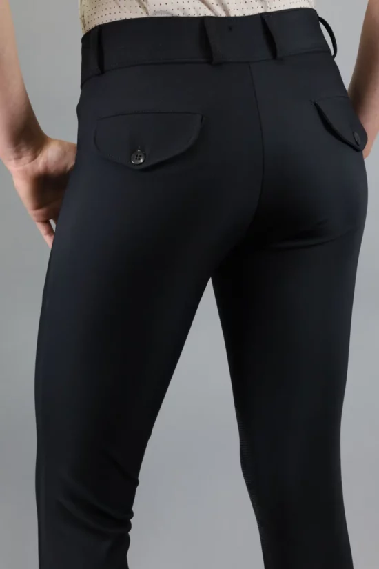 Kismet Breeches with Back Pockets "Rui" - Black