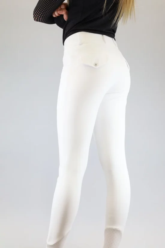 Kismet Breeches with Back Pockets "Rui" - White