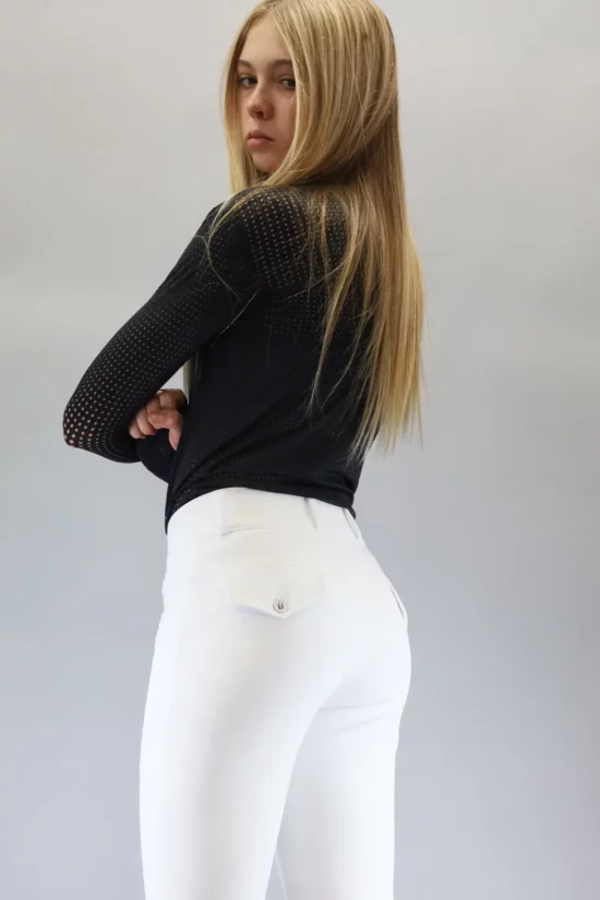 Kismet Breeches with Back Pockets "Rui" - White