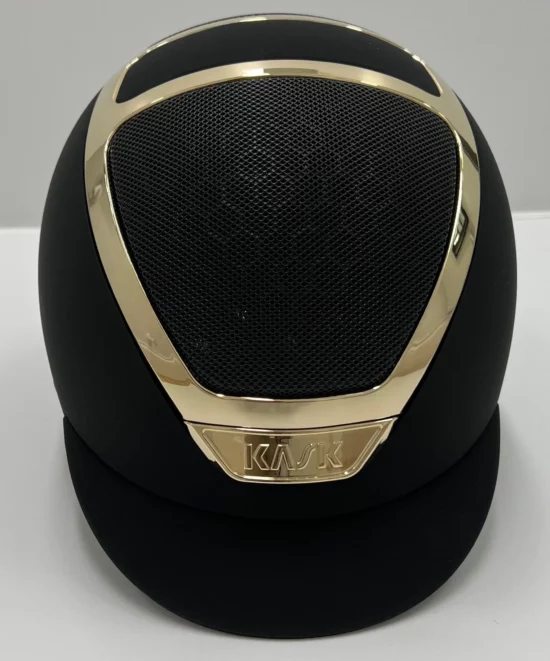 KASK Helmet Dogma Chrome Light Black/Gold