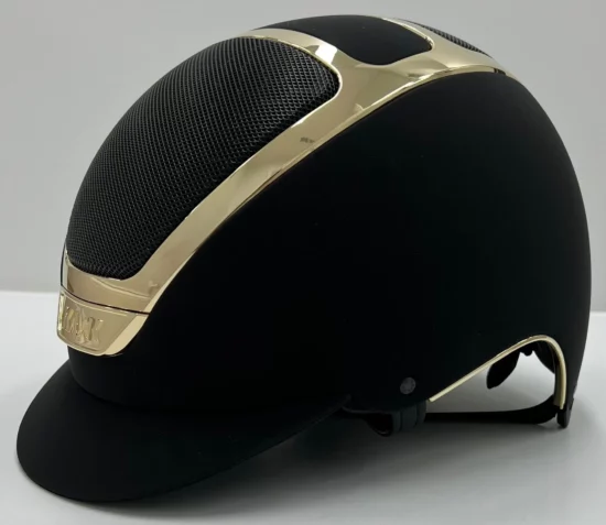 KASK Helmet Dogma Chrome Light Black/Gold