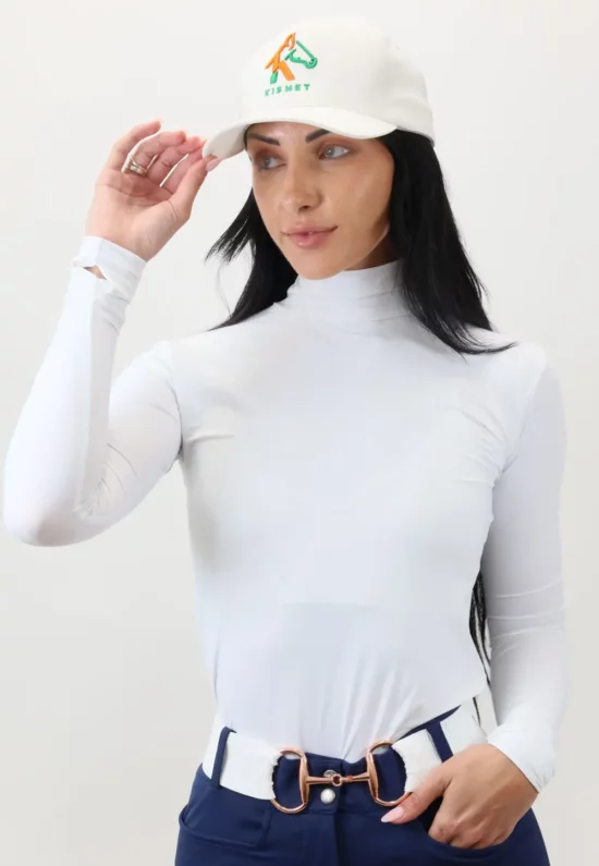Kismet Turtleneck Schooling Shirt "Alexa" - White