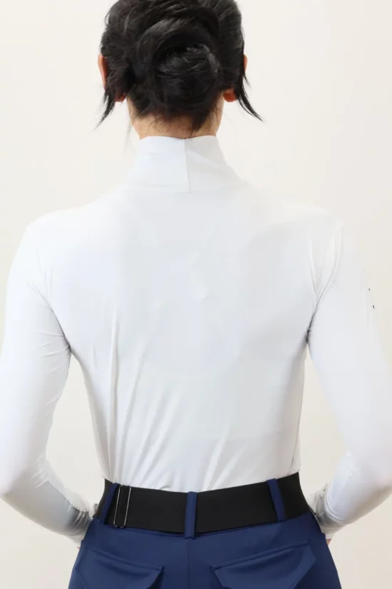 Kismet Turtleneck Schooling Shirt "Alexa" - White