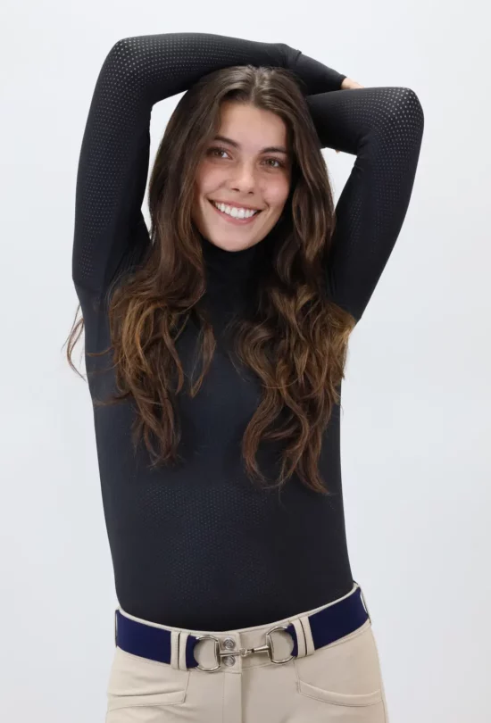 Kismet Turtleneck Schooling Shirt "Alexa" - Black Air