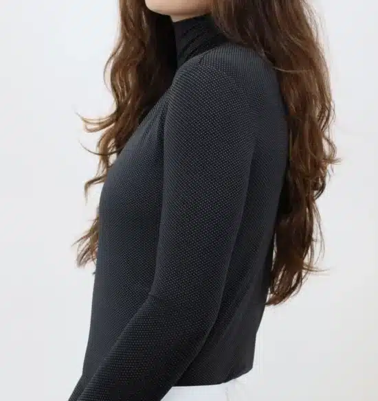 Kismet Turtleneck Schooling Shirt "Alexa" - Black Raven