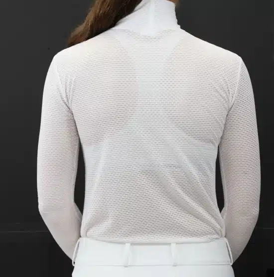 Kismet Turtleneck Shirt "Alexa" - Fisheye White