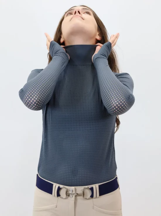 Kismet Turtleneck Schooling Shirt "Alexa" - Grey Airmax