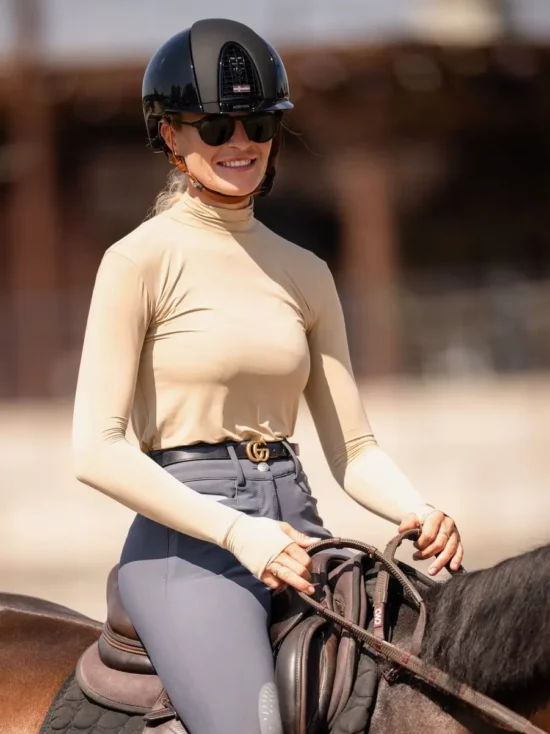 Kismet Schooling Shirt Turtleneck "Alexa" - Taupe